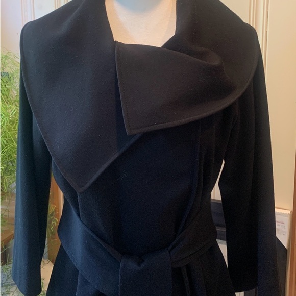 NEW CALVIN KLEIN WRAP JACKET MEDIUM BLACK - Picture 7 of 12